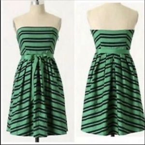 Anthropologie Moulinette Soeurs Strapless Dress